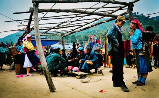 Le marché des ethnies minoritaires à Ha Giang 